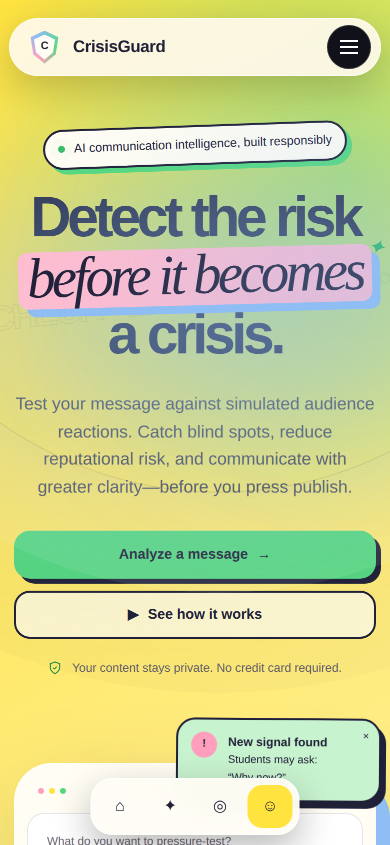 CrisisGuard screenshot 1